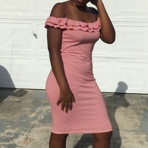 Off the shoulder dress